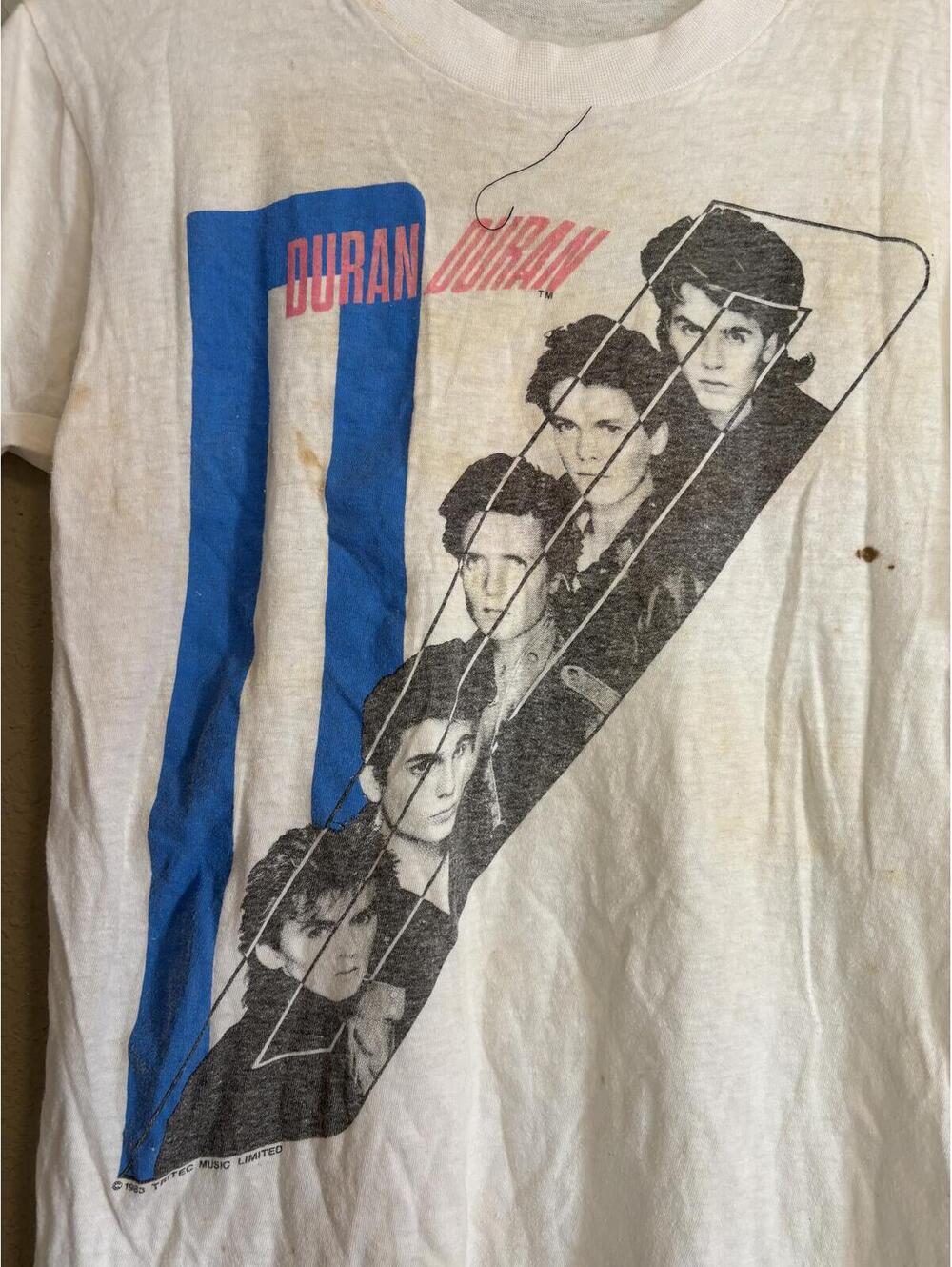 Vintage 1983 Duran Duran Graphic Band T-Shirt Size L - Picture 2 of 8